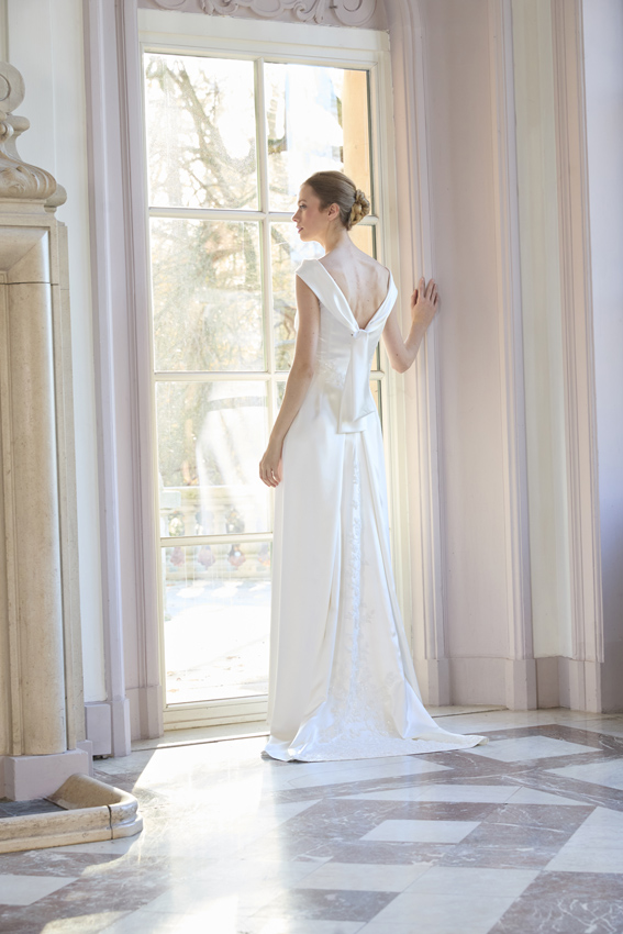 Trouwjurk, op maat gemaakt door Dianna David
