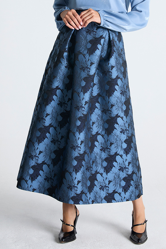 DINAN rok in blauw