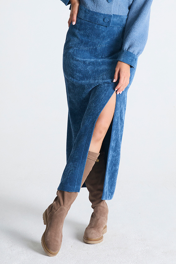 LYN rok blauw