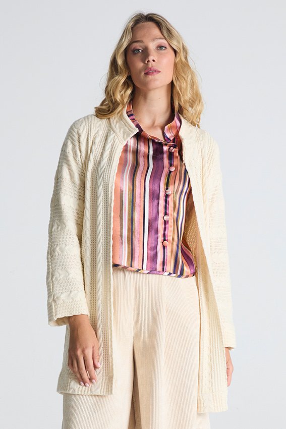 TRADY cardigan wolwit